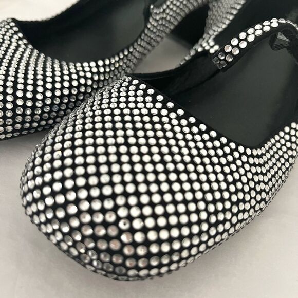 Jeffrey Campbell Rhinestone Covered Mary Jane Block Heels Size 7 NWOB - Picture 6 of 11
